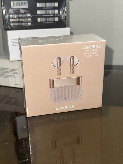 Airbuds pro 5 Wireless Bluetooth Earbuds || Hi fi stereo sound | touch control | type C fast charging || premium case Earphones